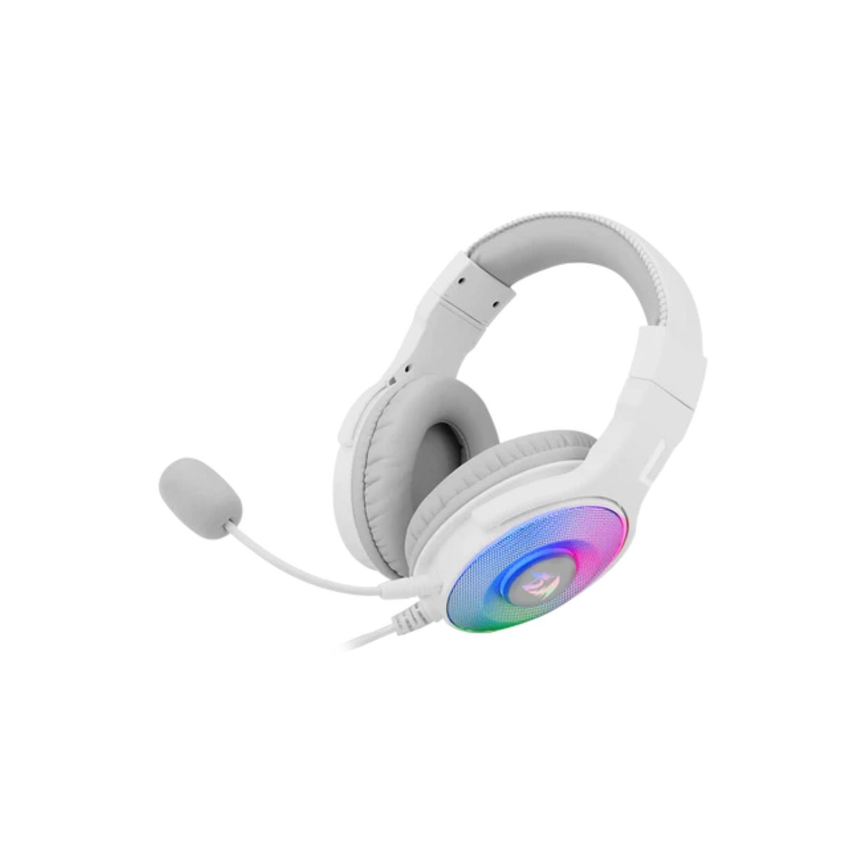 TJM Redragon H350W Pandora RGB Wired Gaming Headset - White