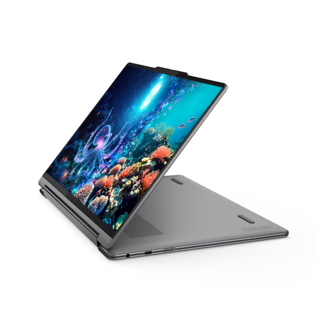 TJM Lenovo Yoga 9 Aura Edition 14ILL10 - (13AX) Intel Core Ultra 7-258V, RAM 32GB, SSD 1TB, Intel® Arc™ Graphics 140V, 14 Inch WQXGA+ OLED 120Hz Touch, Luna Grey