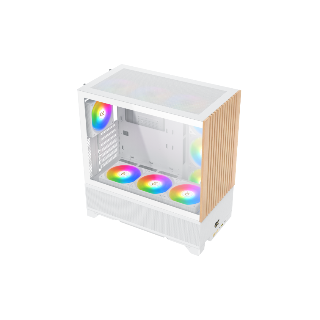 TJM Xigmatek Endorphin WD Arctic Mid Tower Case - White