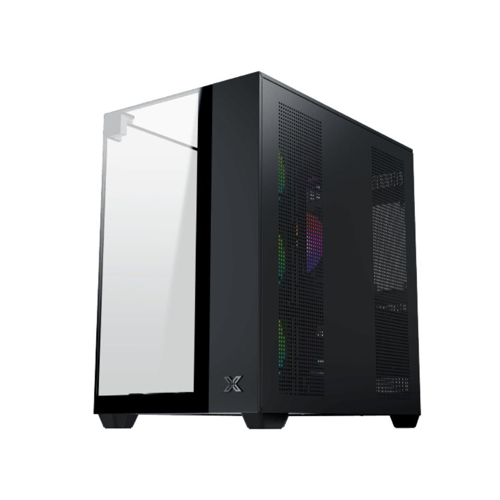 TJM Xigmatek Aqua V Mid Tower Case - Black