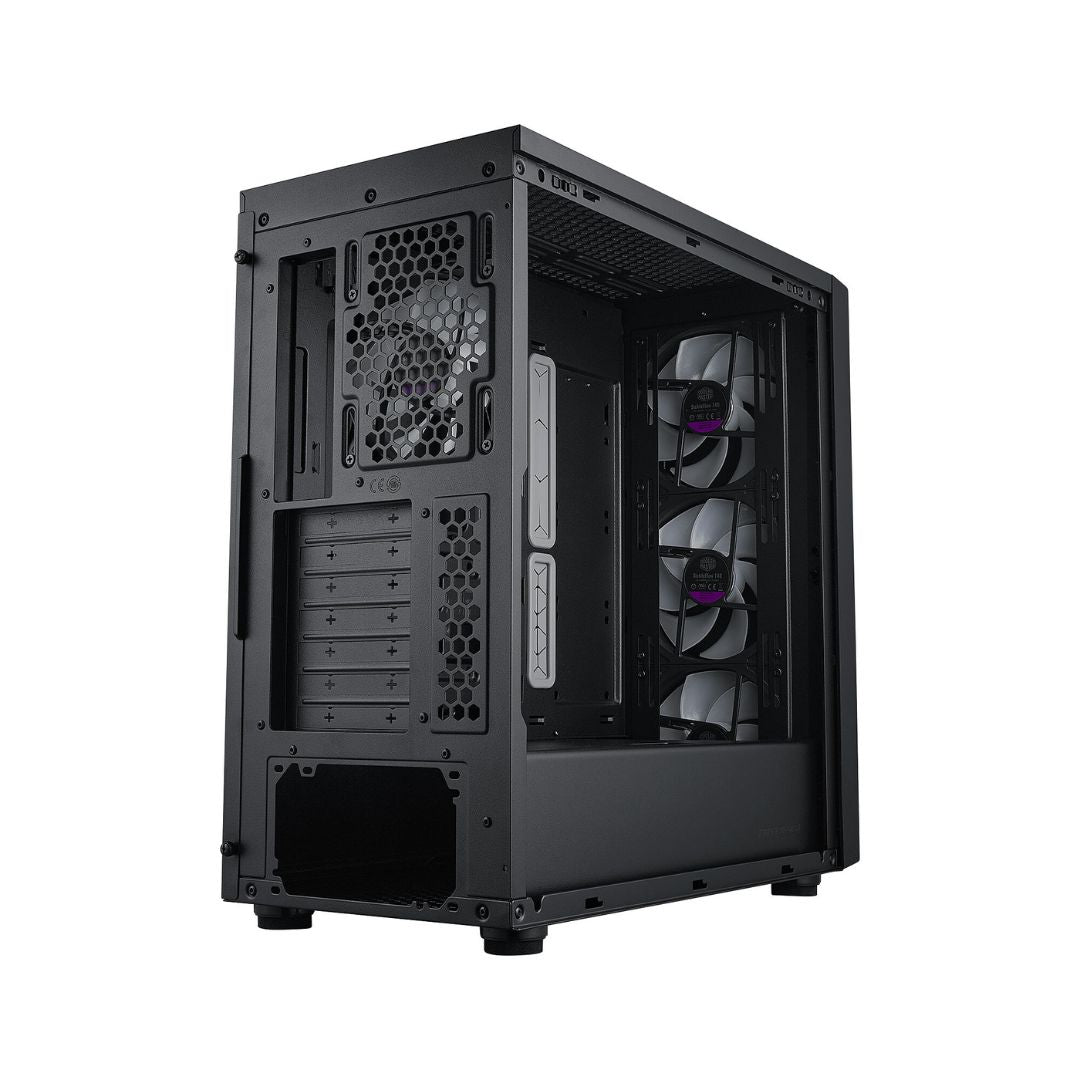 TJM Cooler Master MasterBox 600 Mid Tower 4 Fan - Black