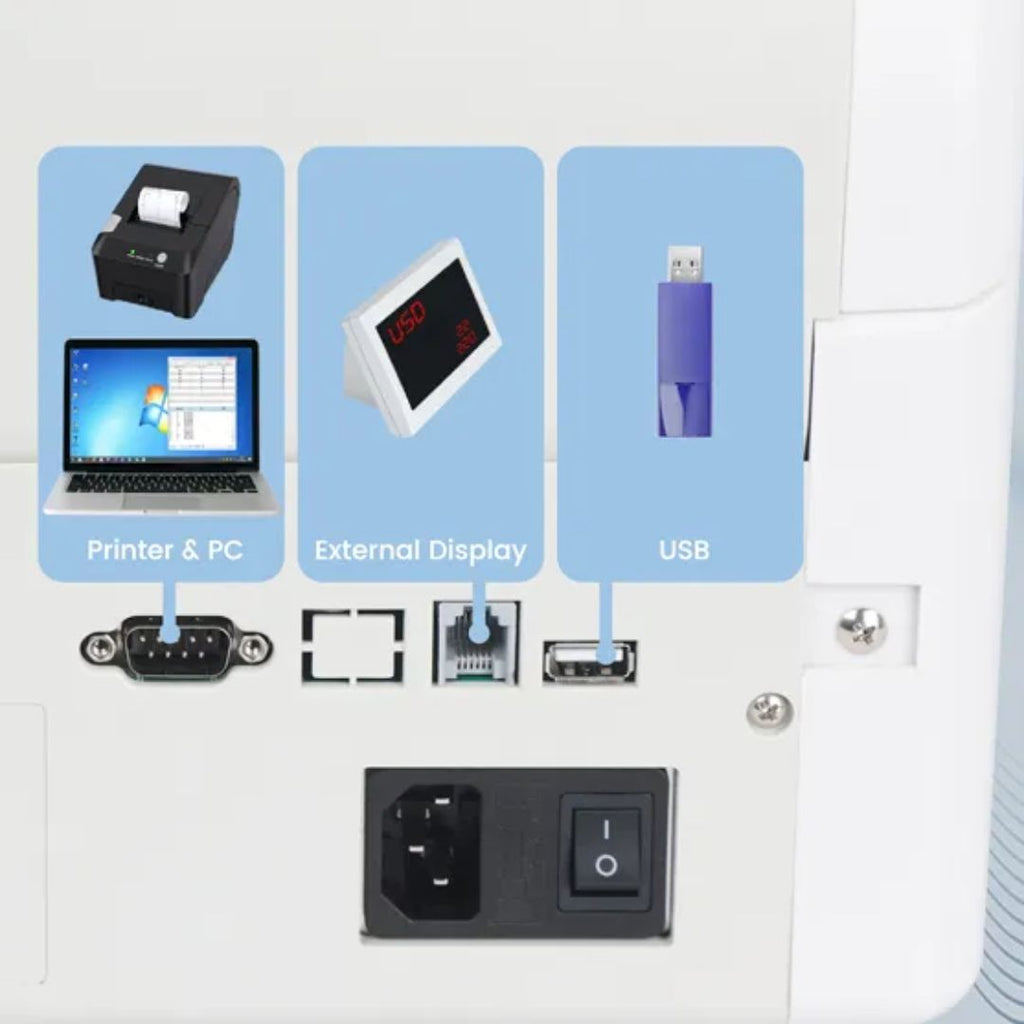 TJM Ribao BCS-165 1 + 1 Pocket Banknote counter