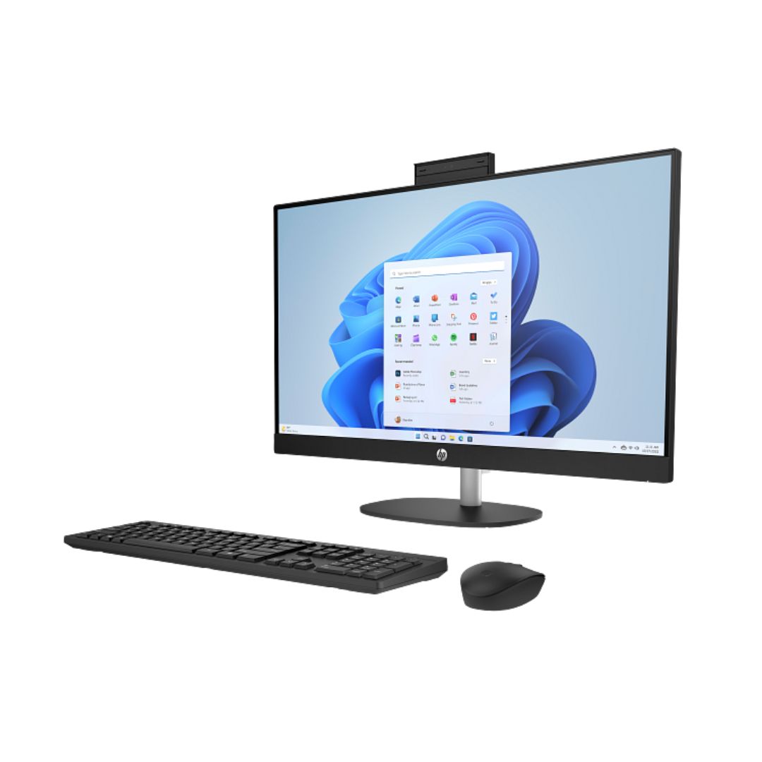 TJM All In One HP 27-CR0086NH, Intel Core i7-1355U, RAM 8GB, SSD 512GB, Intel Iris Xe Graphics, 27 FHD, Black