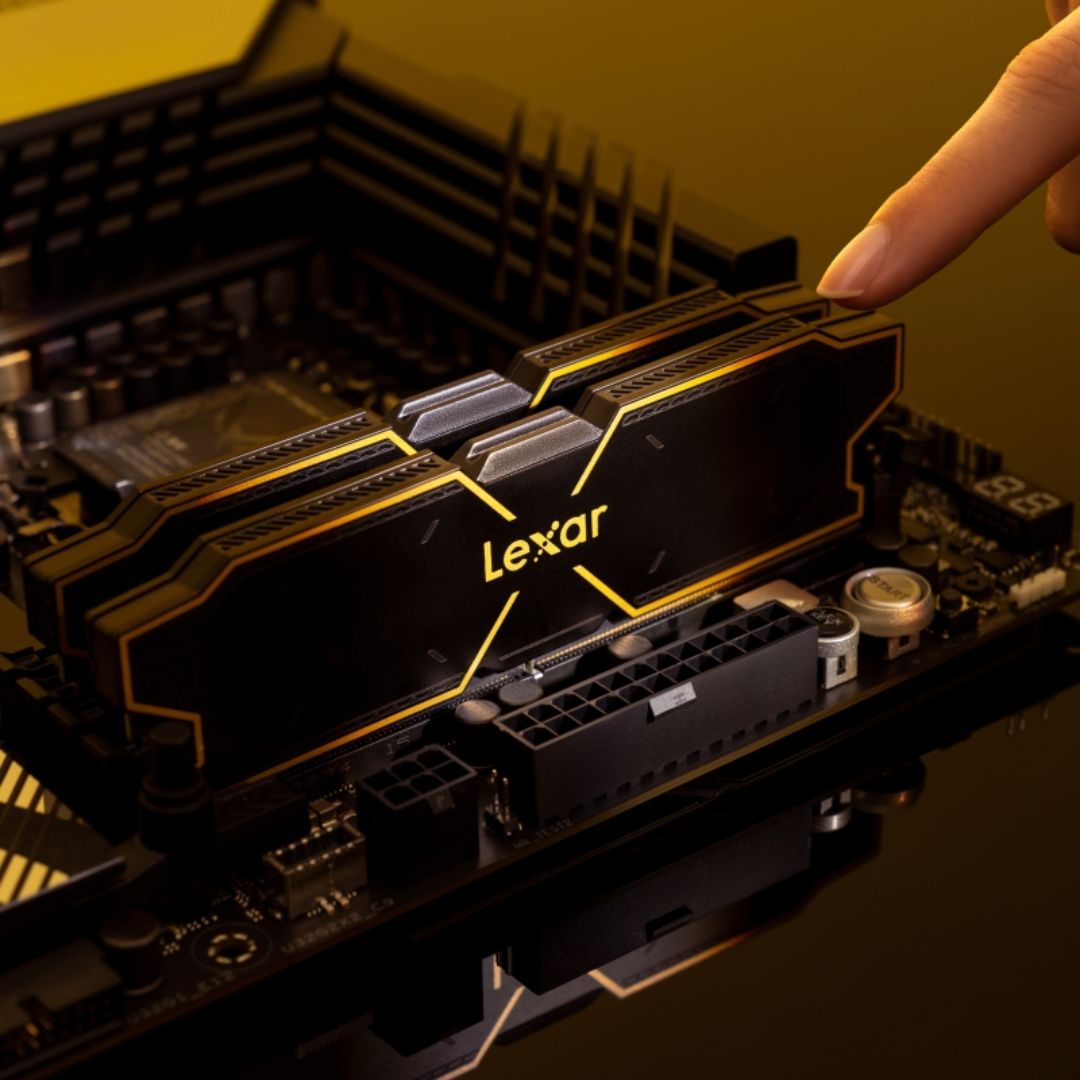 TJM Lexar THOR RGB DDR5 Ram 32GB (2x16GB) 6000MHz CL38 - Black