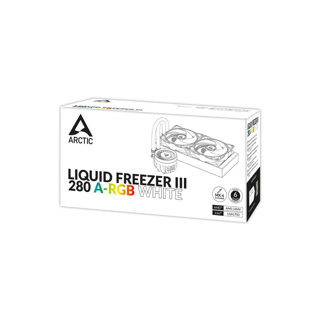 TJM Arctic Liquid Freezer III 280 A-RGB - White