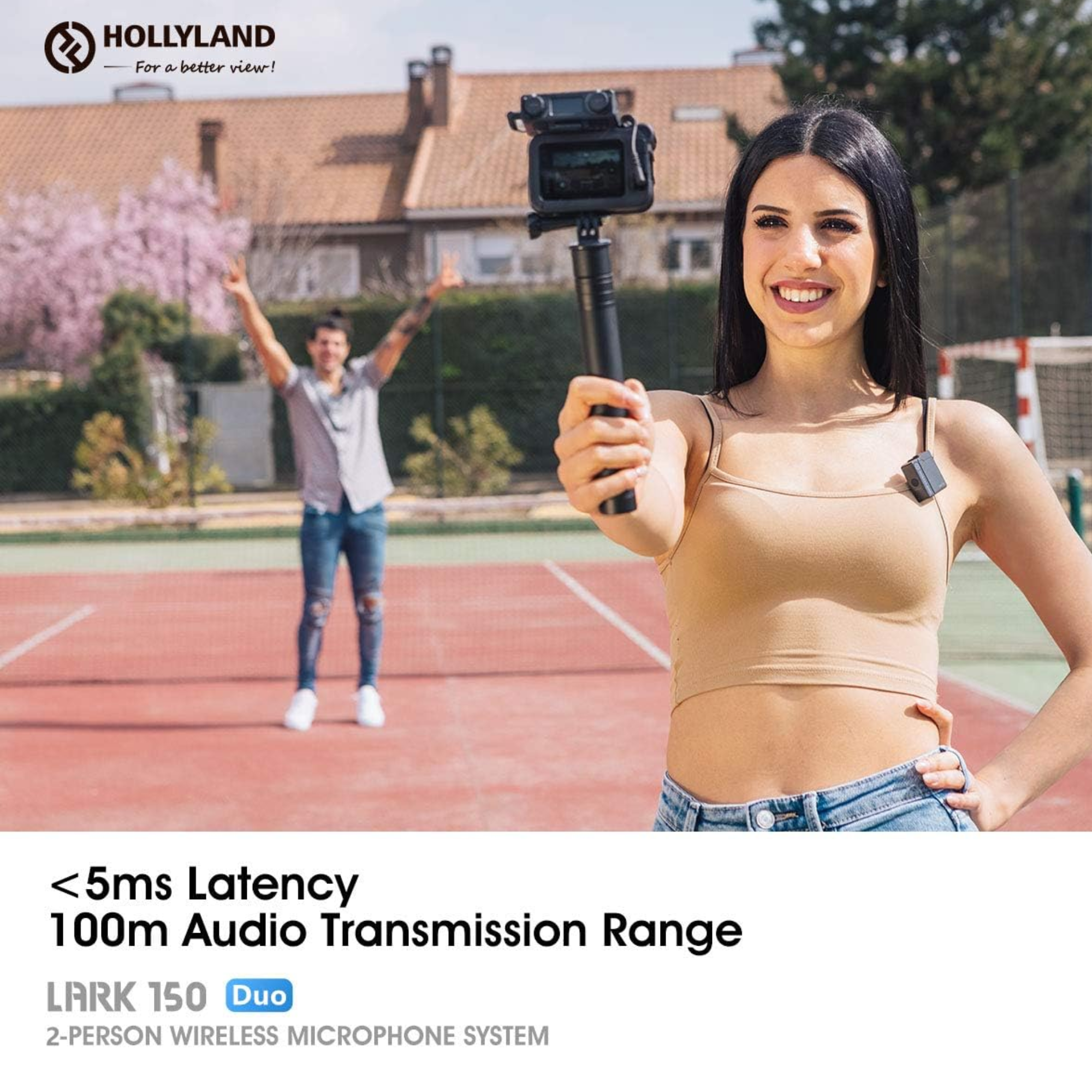 TJM Hollyland LARK 150 Duo - Wireless Lavalier Microphone