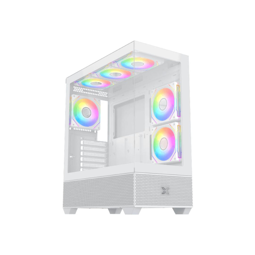 TJM Xigmatek Alphard Arctic Mid Tower Case - White