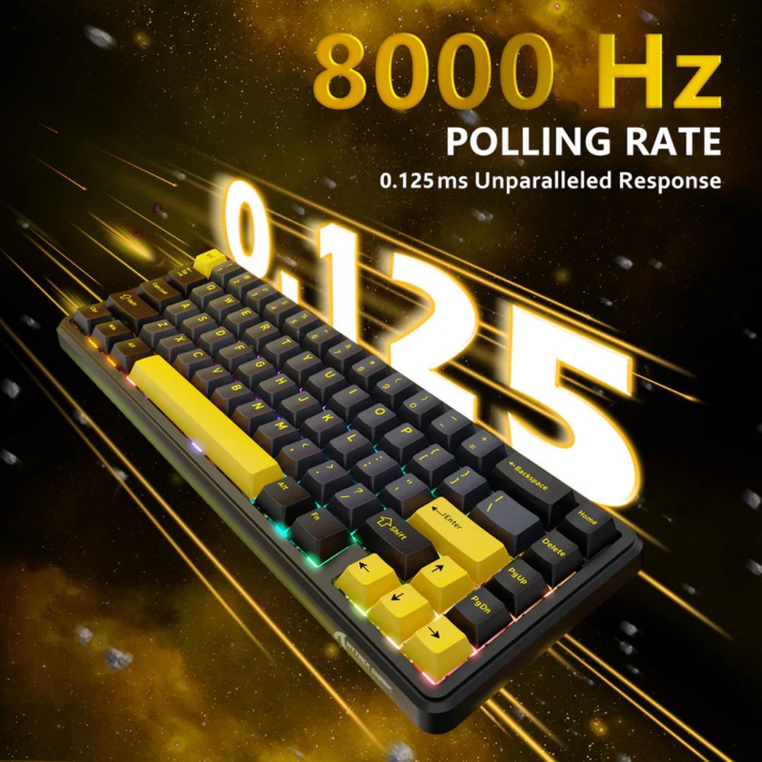TJM ATTACK SHARK X65 Magnetic Mechanical Keyboard - Starry Night