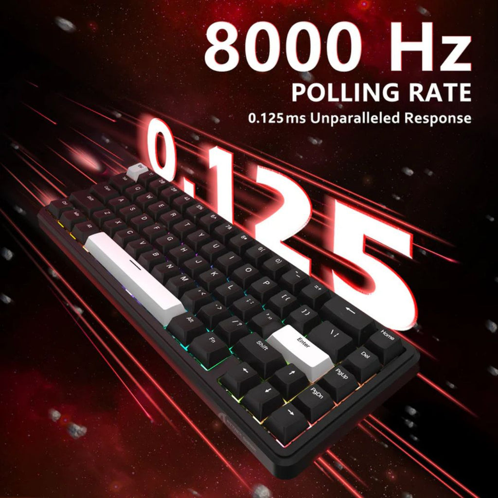 TJM ATTACK SHARK X65 Magnetic Mechanical Keyboard - Business Black