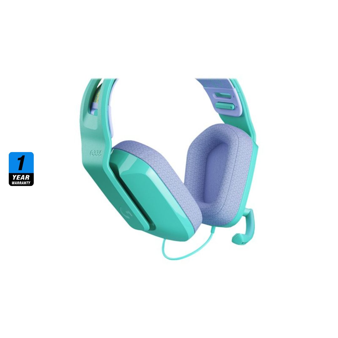 TJM Logitech G335 Wired Gaming Headset - Mint