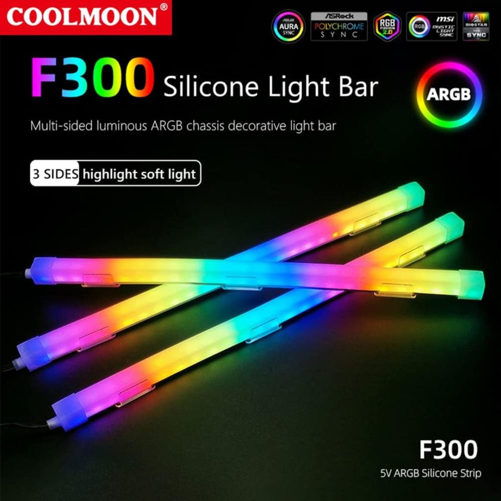 TJM COOLMOON F300 Aluminum LIGHT STRIP LED 5V ARGB