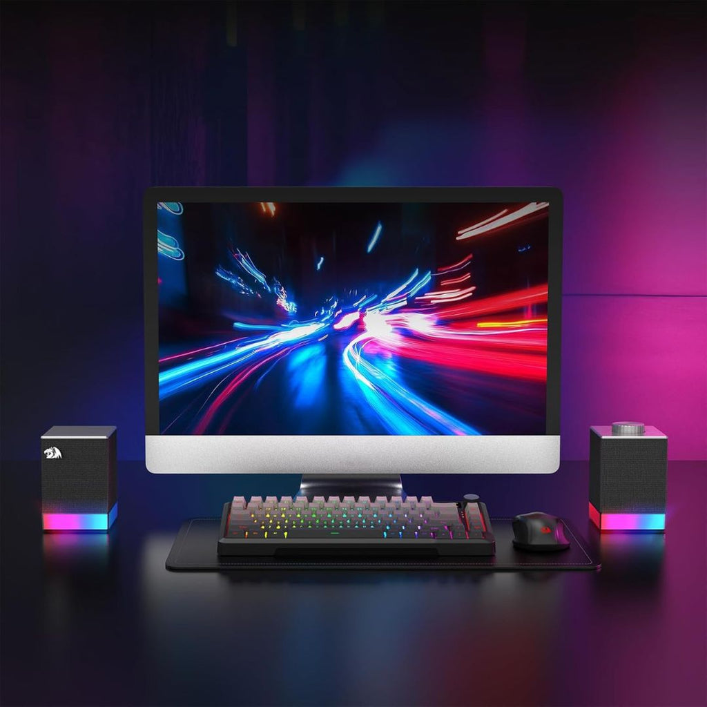 TJM Redragon Glyph GS517 RGB Wireless Desktop Speakers