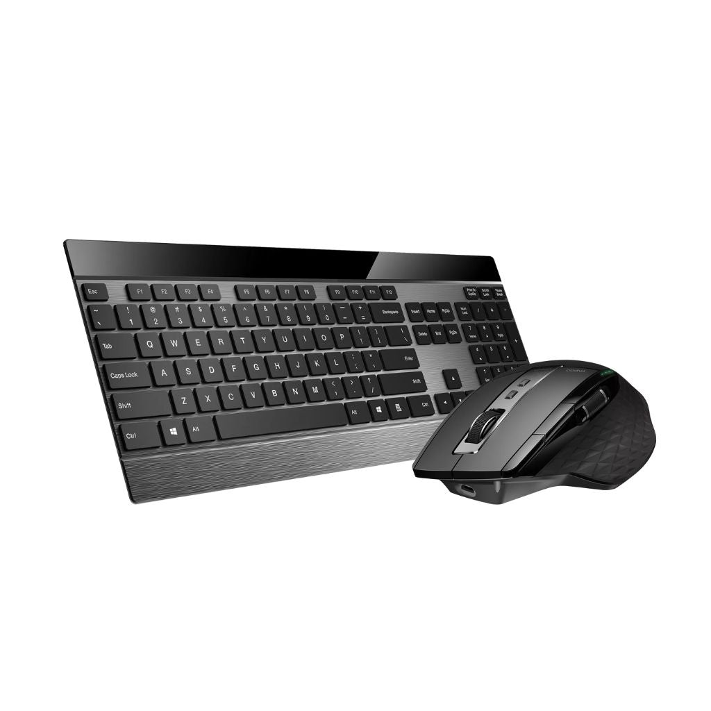 TJM Rapoo 9900M Wireless Keyboard and Mouse Combo Kit  - Black