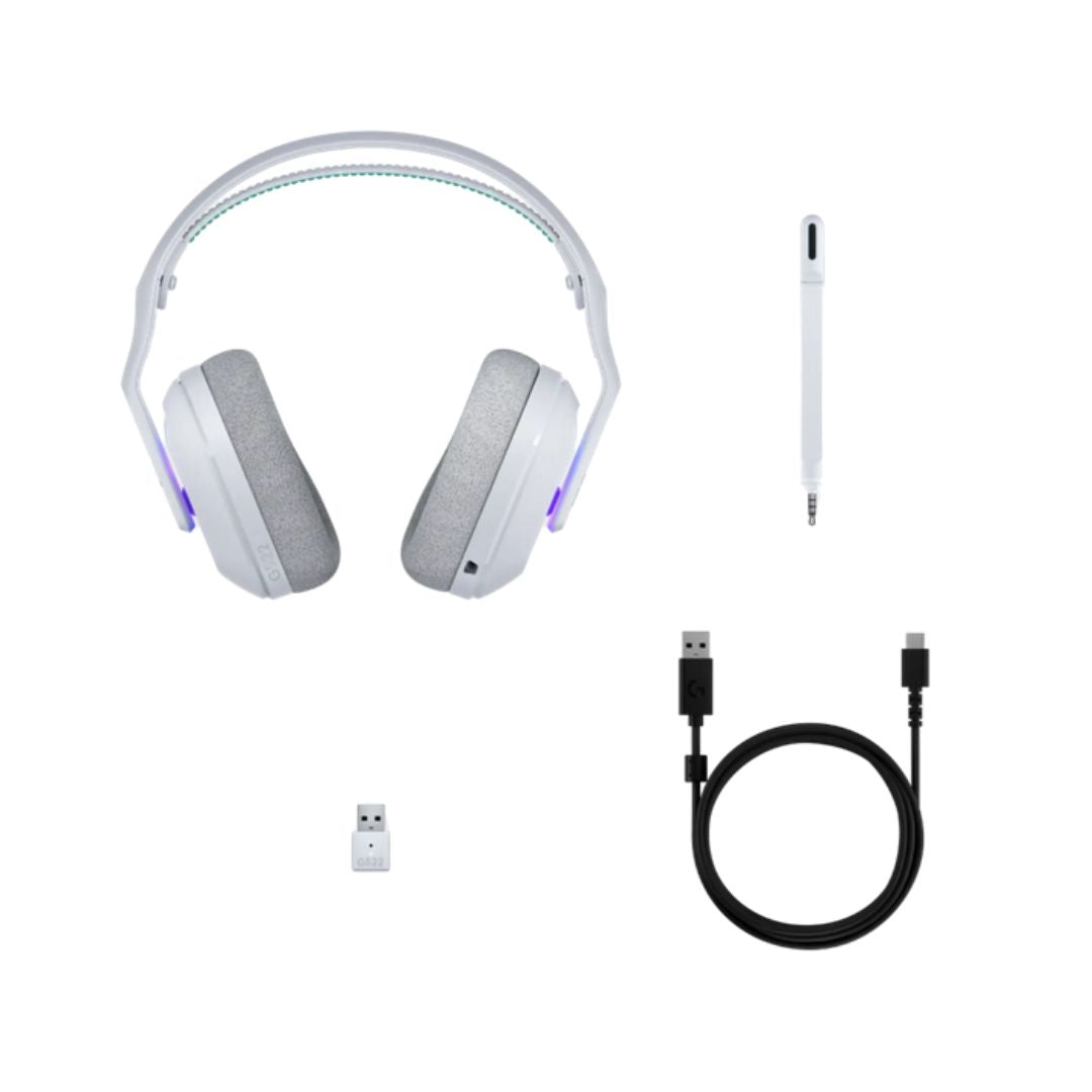 TJM Logitech G522 Lightspeed Wireless Gaming Headset  - White