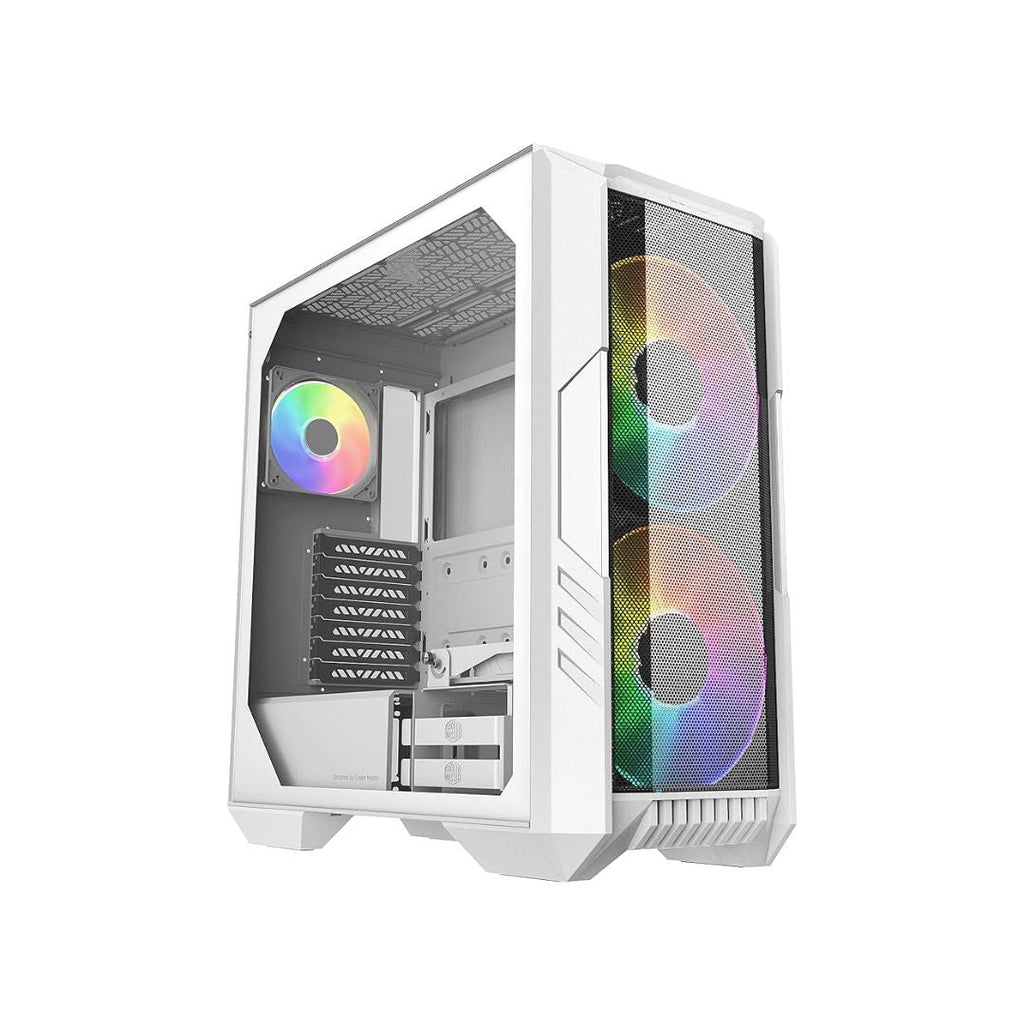 TJM Cooler Master HAF 500 Mid Tower 3 Fan - White