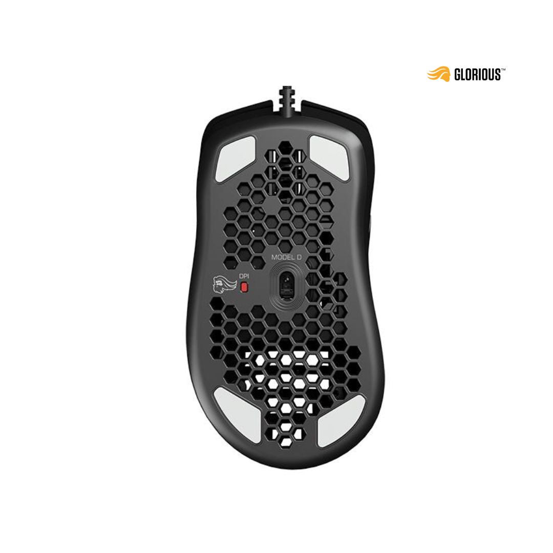 TJM Glorious Gaming Model D Minus Wired Gaming Mouse - Glossy Black