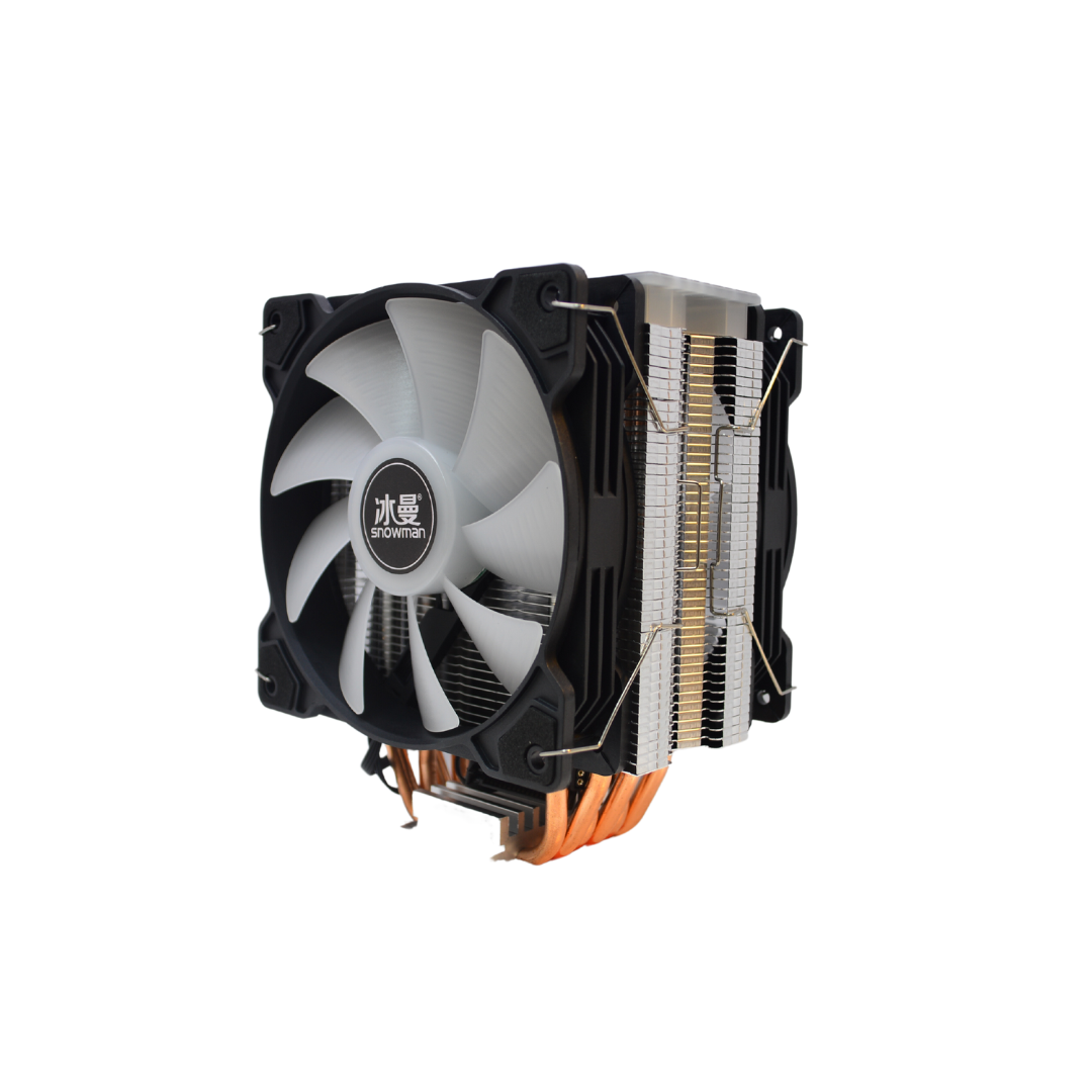 TJM Snowman MT6S DUAL RGB Air Cooler - For Intel CPUs Only
