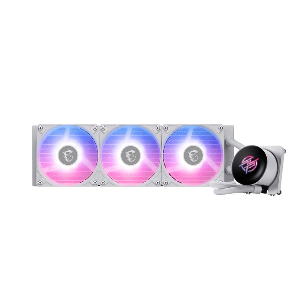 TJM MSI MPG CoreLiquid P13 360 AIO Liquid Cooler with LCD Screen - White