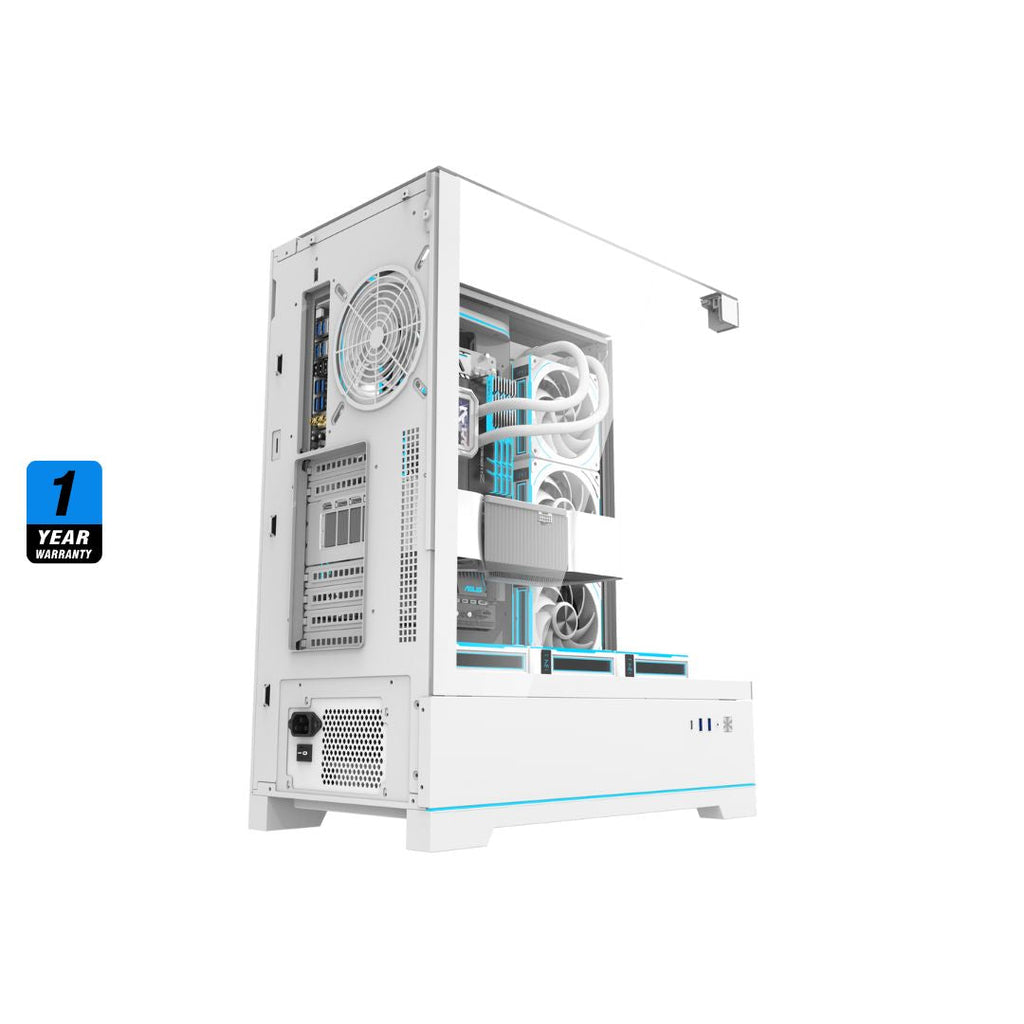 TJM DarkFlash DY450L Pro Mid Tower Case - White