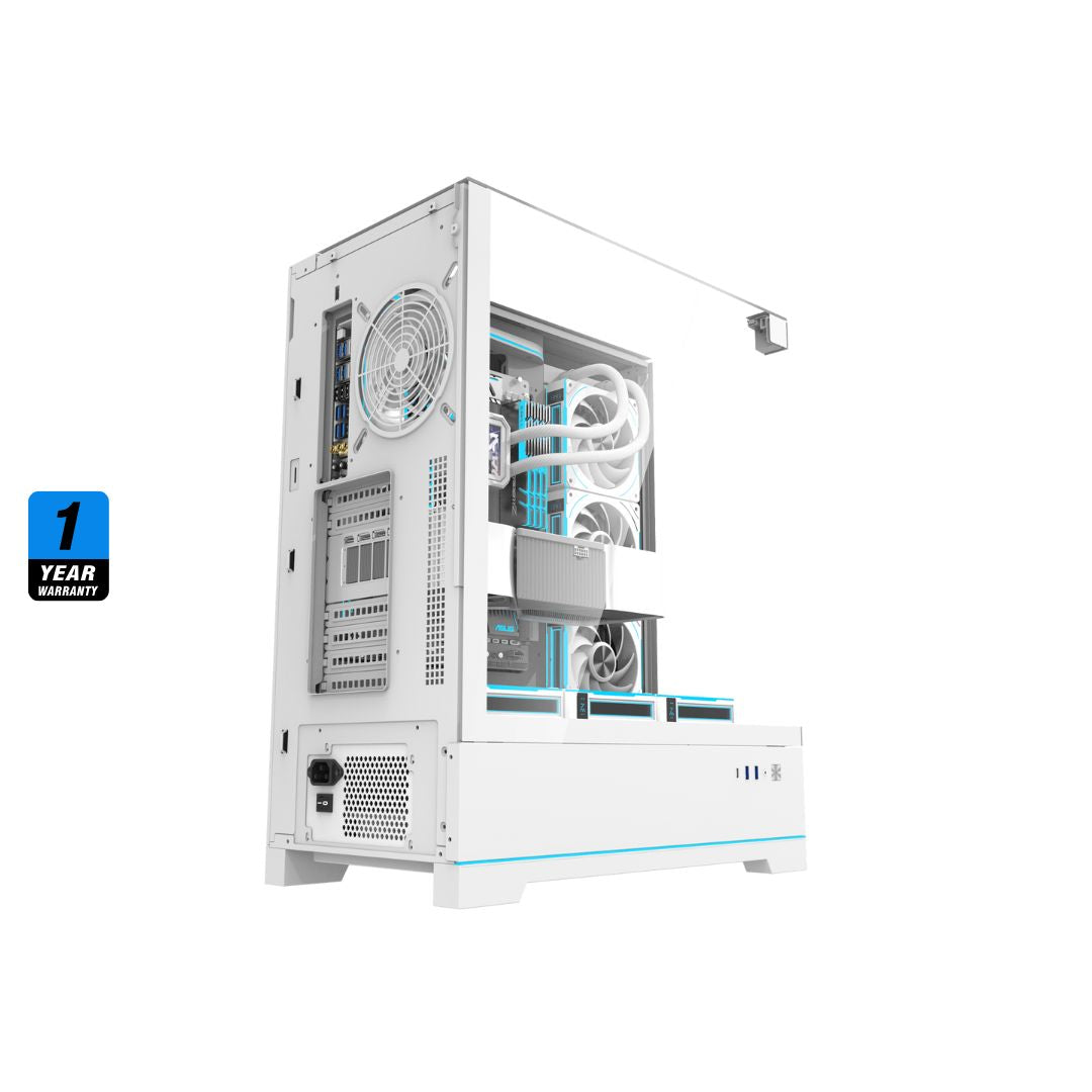 TJM DarkFlash DY450L Pro Mid Tower Case - White