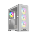 TJM Raptor 290-XL ARCTIC HAWK RGB Mid Tower Case - White