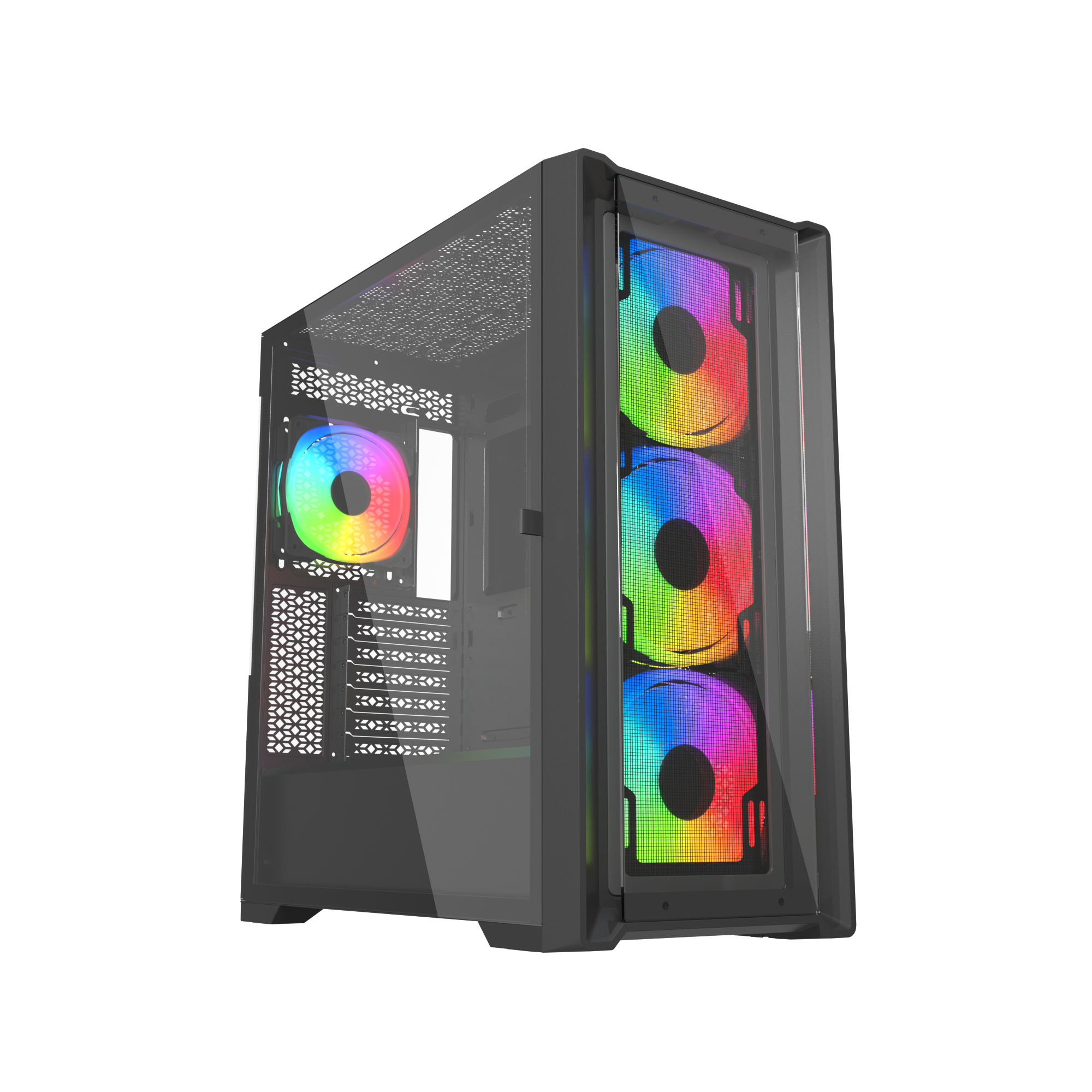 TJM Raptor 230-A Falcon Strike Tempered Glass - Black