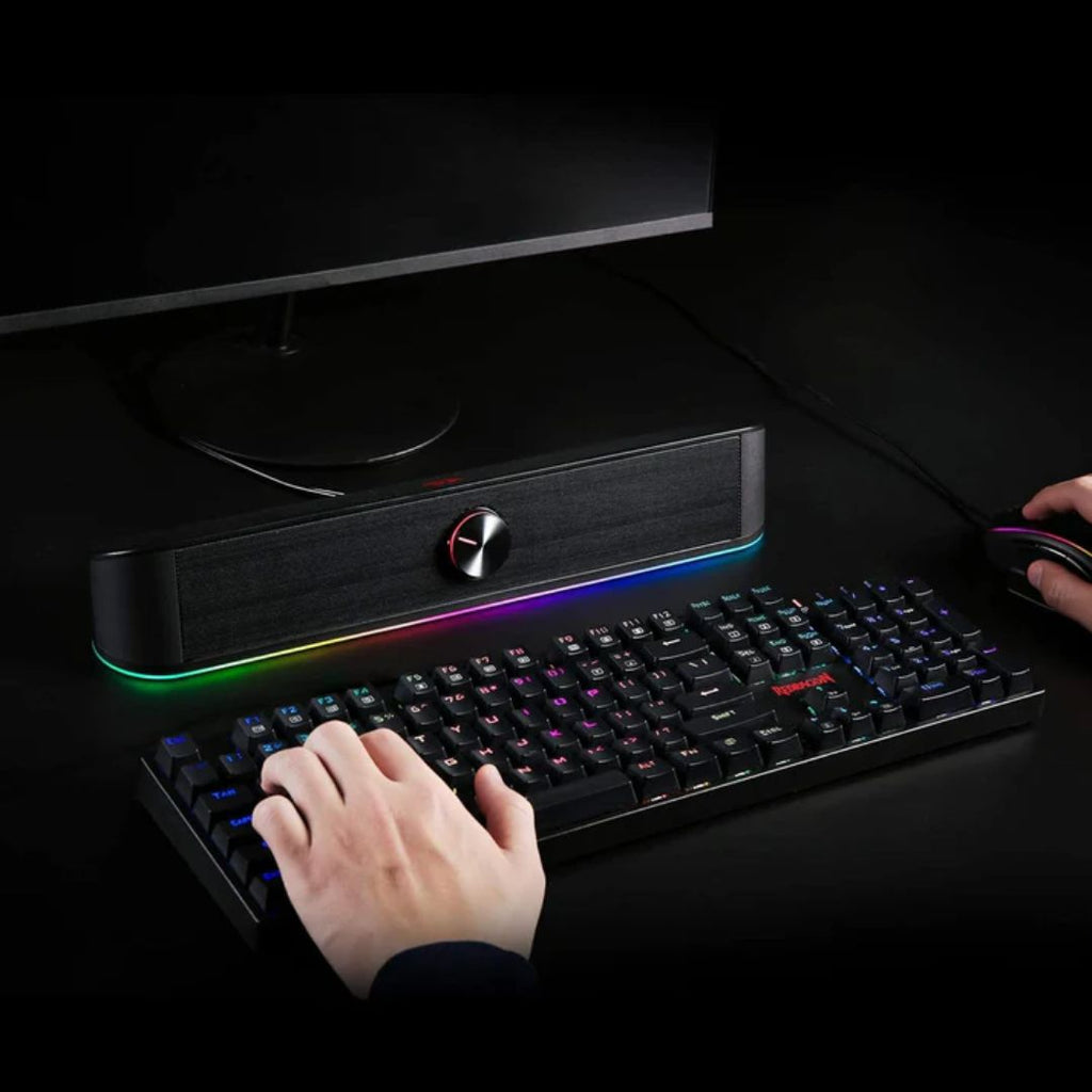 TJM Redragon Adiemus GS560 RGB Speakers - Black