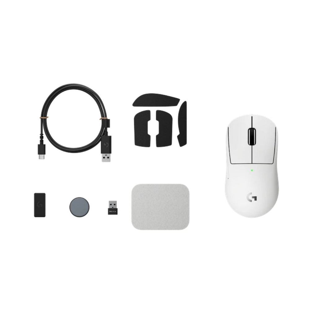 TJM Logitech G PRO X Superlight 2C Wireless Gaming Mouse - White