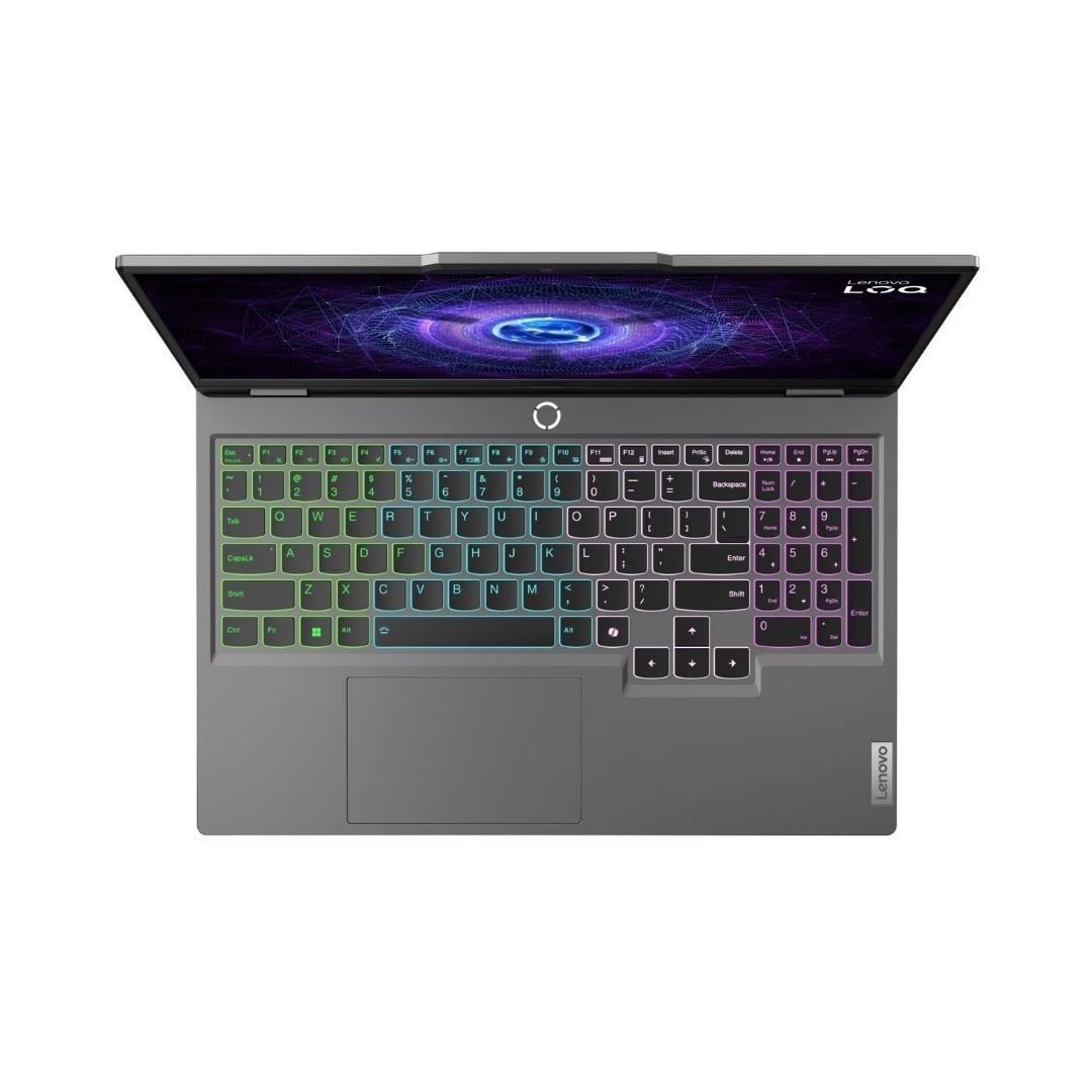 TJM Lenovo LOQ 15IRX9 - (73PS) Intel Core i5-13450HX, RAM 16GB, SSD 512GB, RTX 3050 6GB, 15.6 Inch FHD IPS 144Hz, Luna Gray
