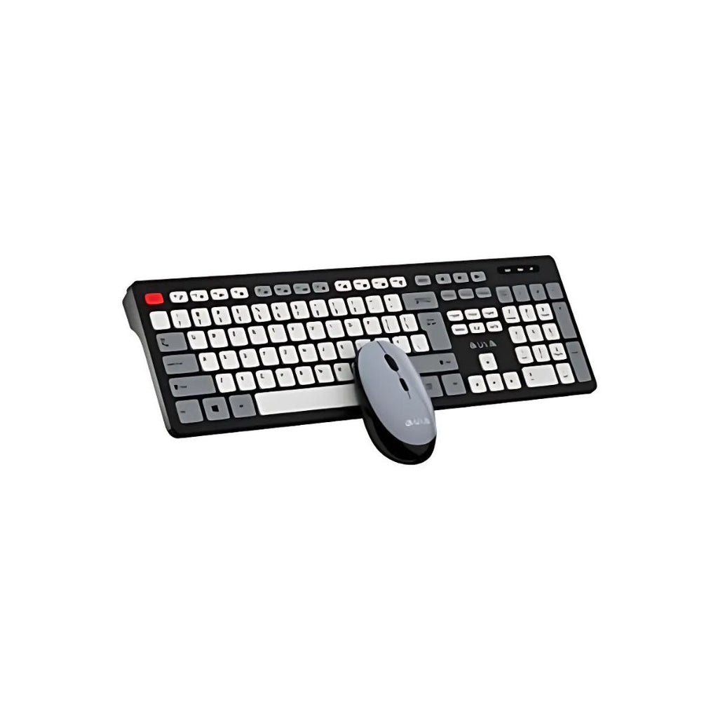 TJM AULA AC308 Wireless Combo Keyboard & Mouse - Black
