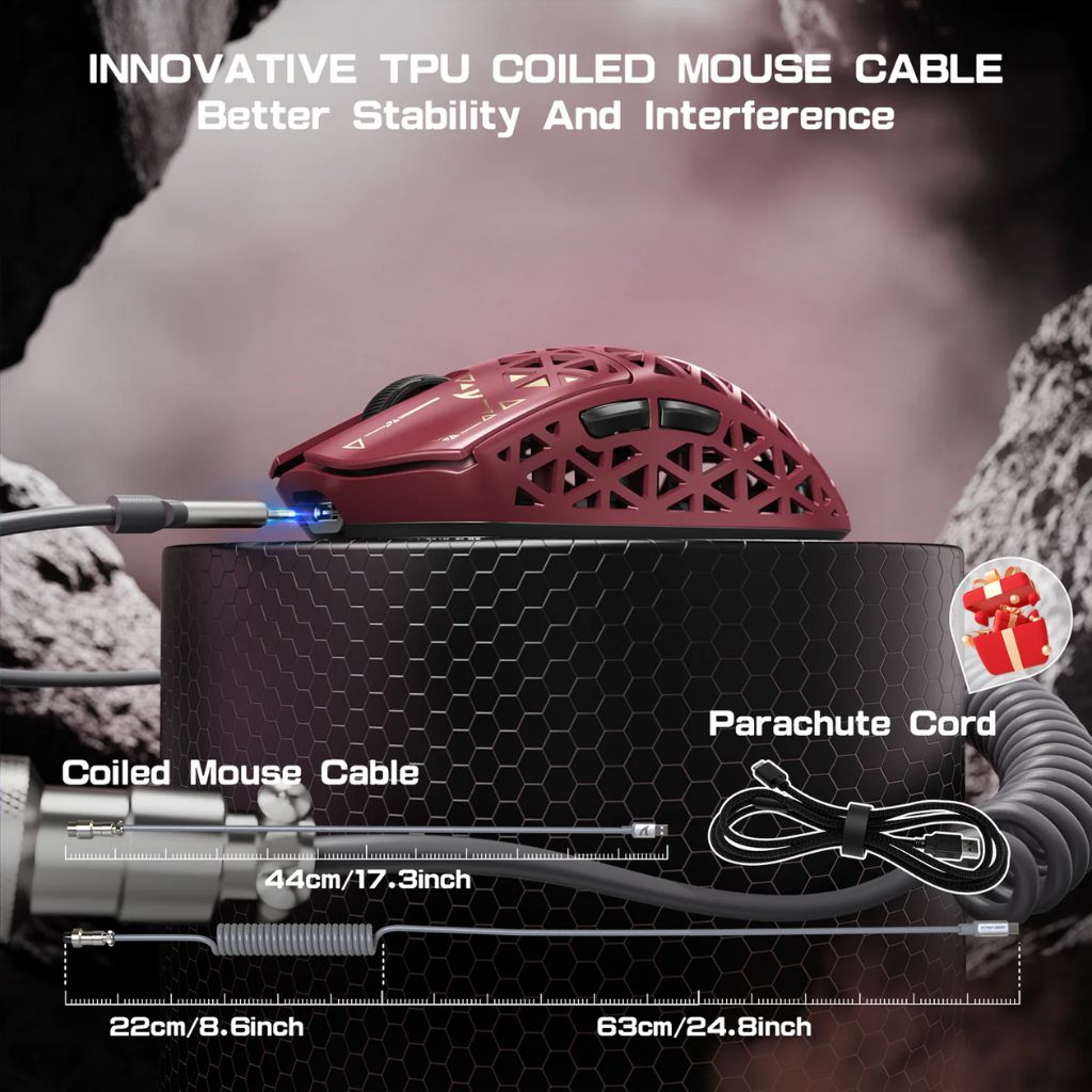 TJM Attack Shark R5 Ultra Wireless - Red