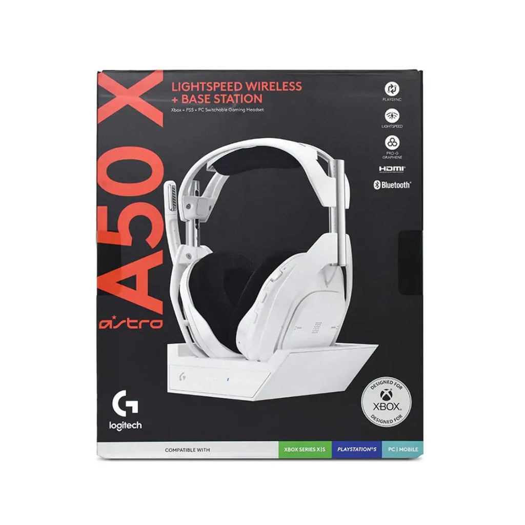 TJM Logitech ASTRO A50 X Gaming Headset - White