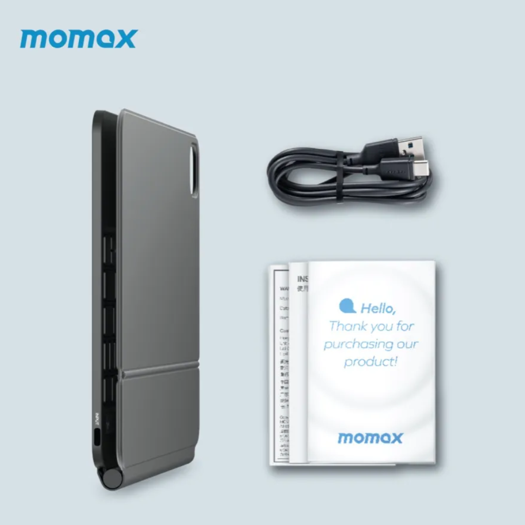TJM Momax MAG.LINK KB3MA Wireless Magnetic Keyboard For iPad - (Arabic Layout)