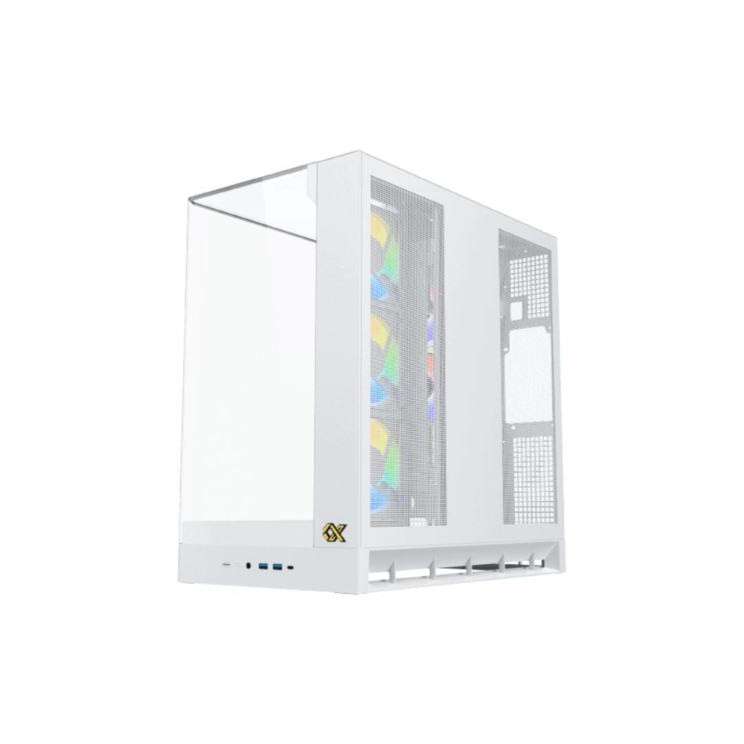 TJM Xigmatek Pano II Arctic Mid Tower Case - White