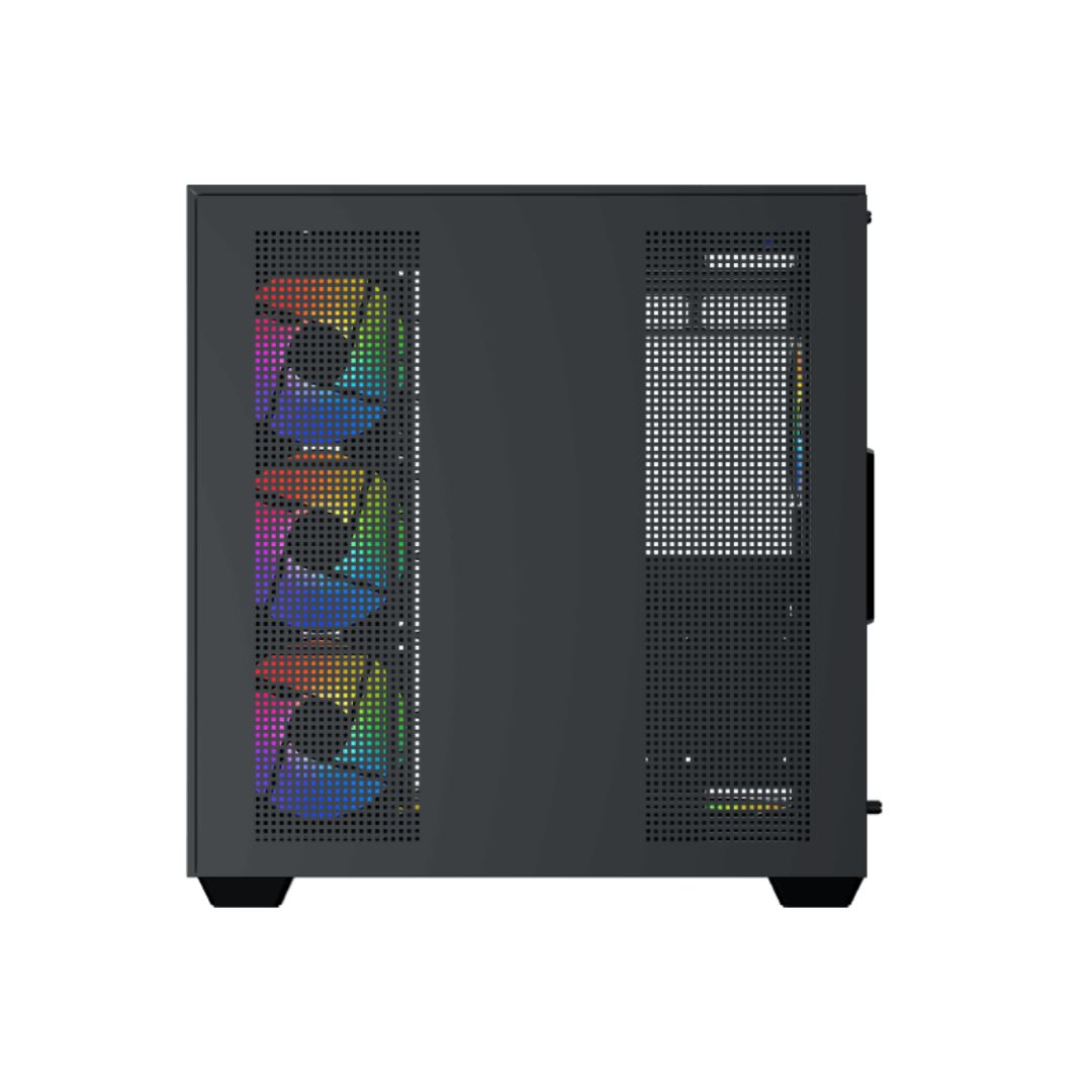TJM Xigmatek Aqua V Mid Tower Case - Black