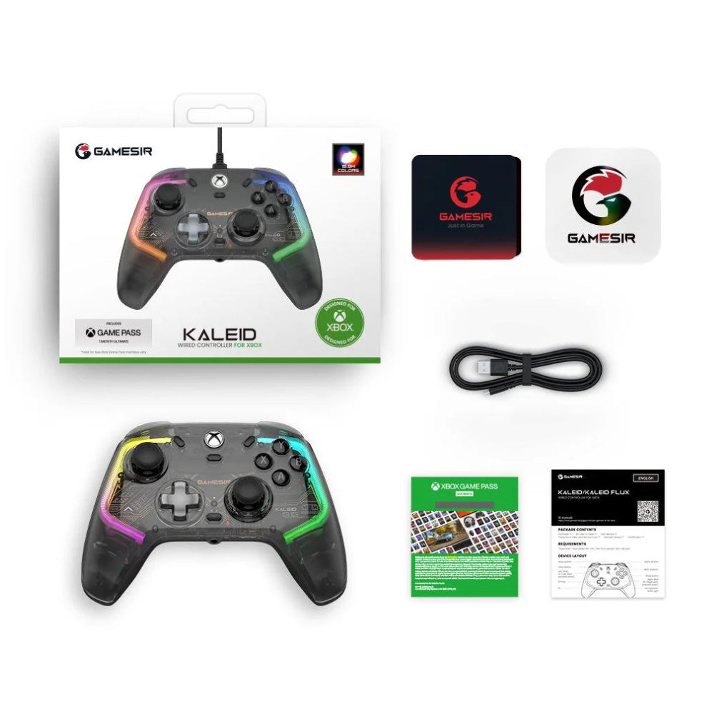 TJM GameSir Kaleid Xbox Wired Controller - Black