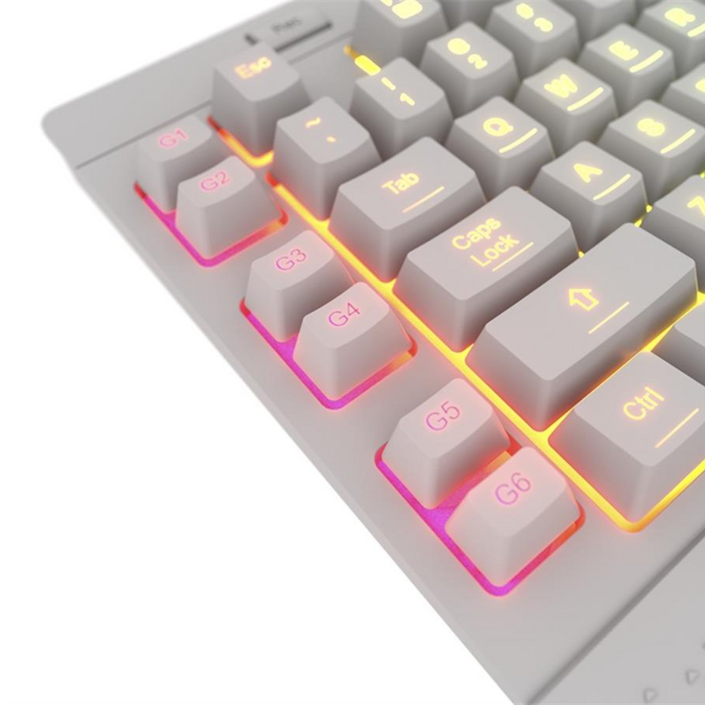 TJM Redragon K512 Shiva RGB Gaming Keyboard - White