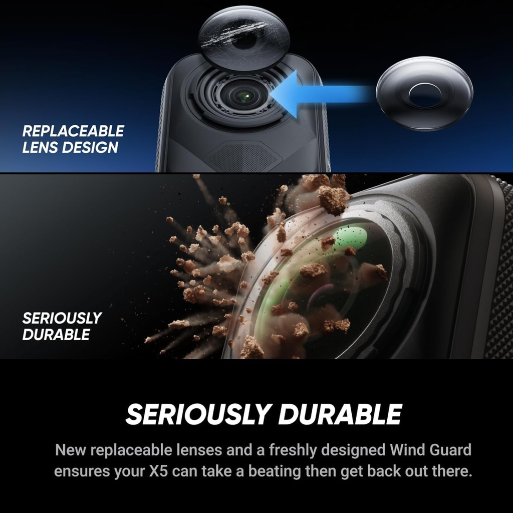 TJM Insta360 X5 360° Action Camera 8K