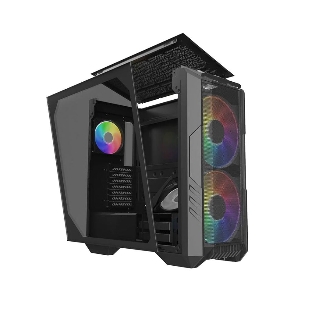 TJM Cooler Master HAF 500 Mid Tower 3 Fan - Black