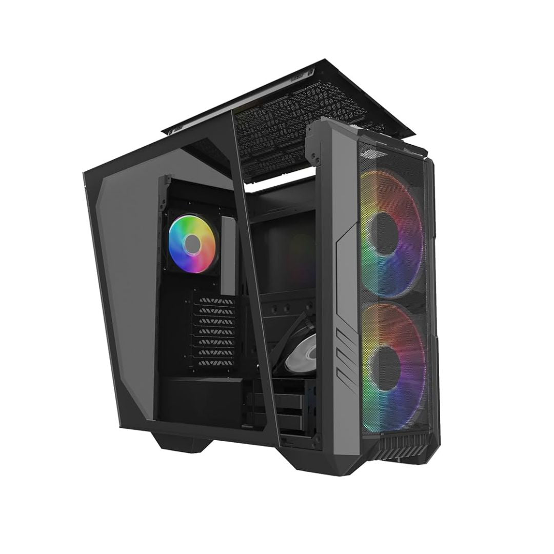 TJM Cooler Master HAF 500 Mid Tower 3 Fan - Black
