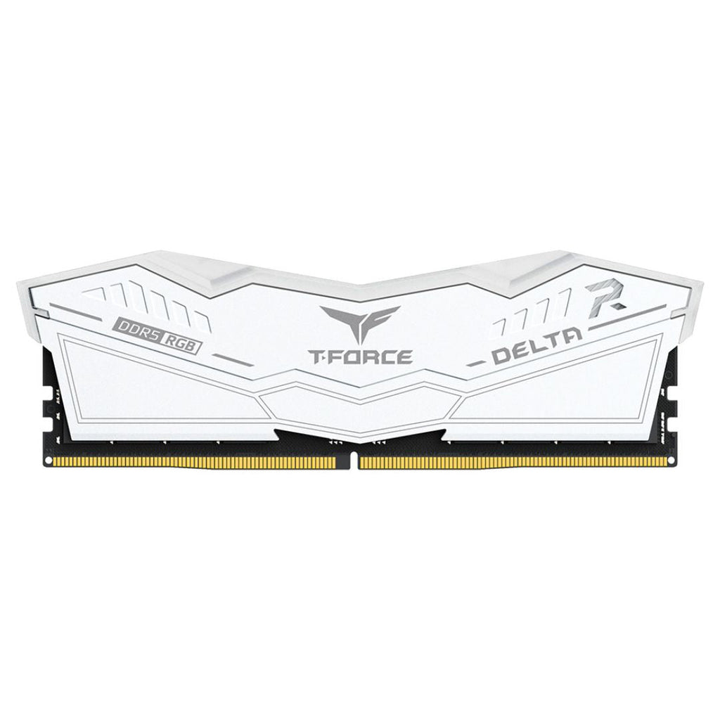 TJM TEAMGROUP T-Force Delta RGB DDR5 Ram 64GB (2x32GB) 6000MHz CL38 - White