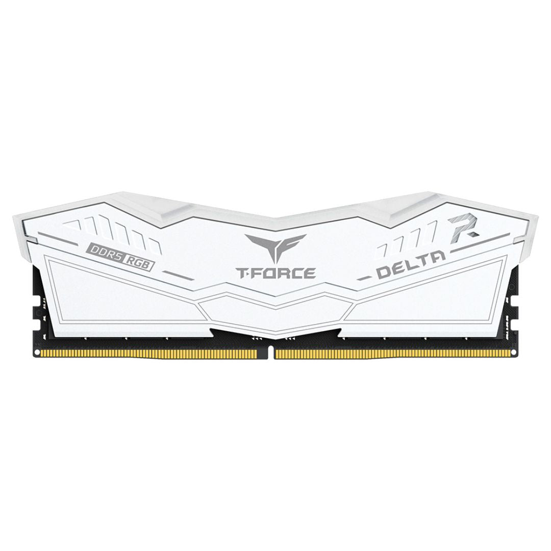 TJM TEAMGROUP T-Force Delta RGB DDR5 Ram 64GB (2x32GB) 6000MHz CL38 - White