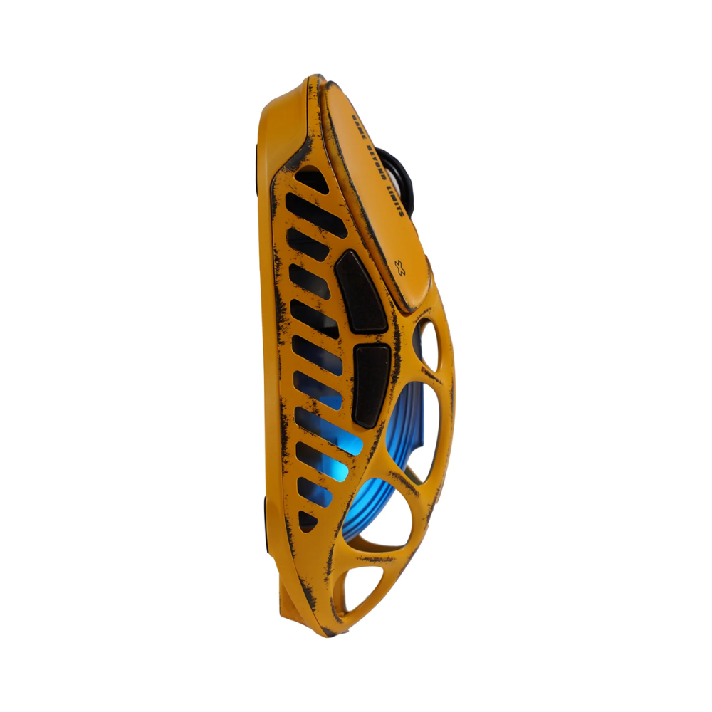 TJM GravaStar Mercury X Pro Gaming Mouse - Battle Worn-Yellow