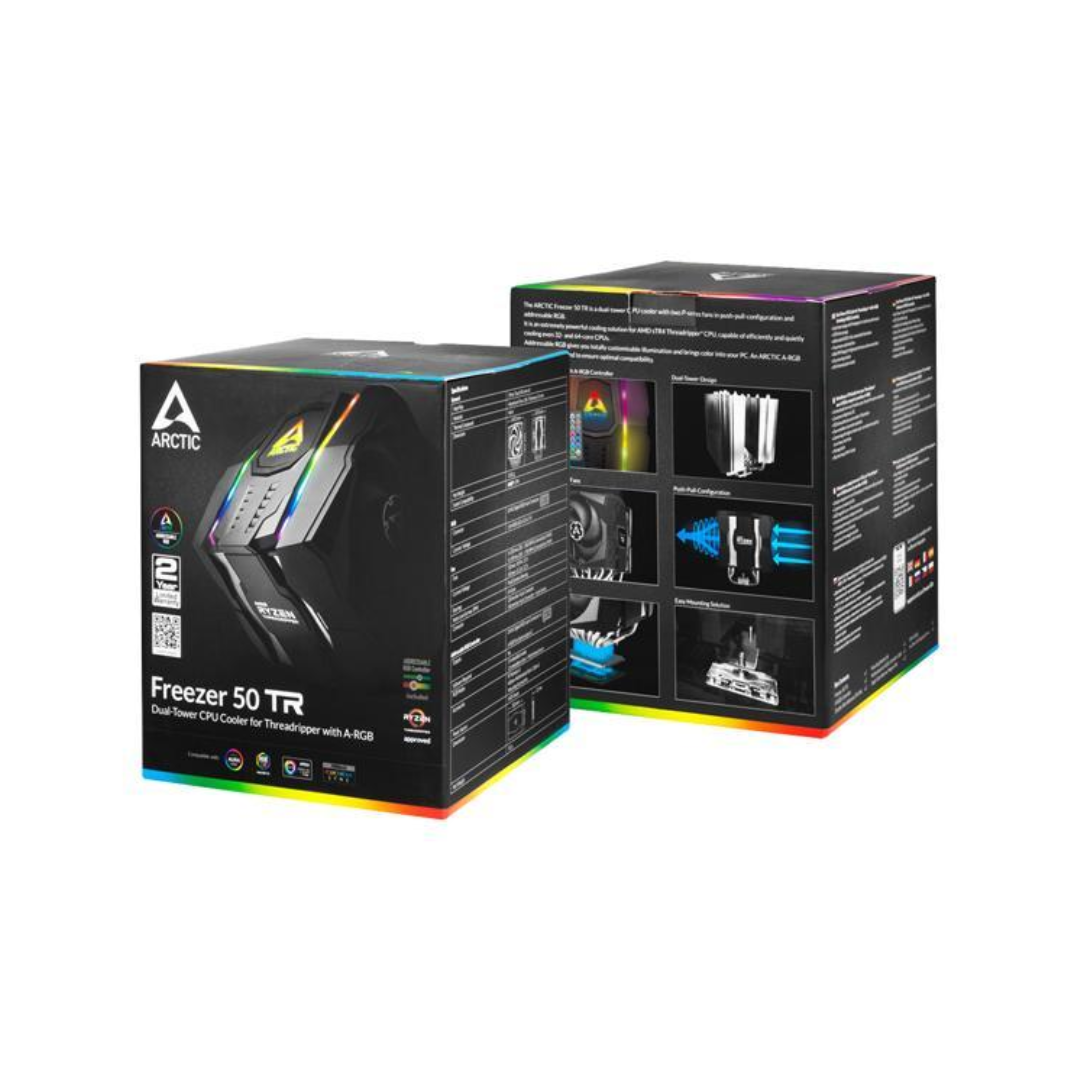 TJM Arctic Freezer 50 TR mit A-RGB Controller For Threadripper