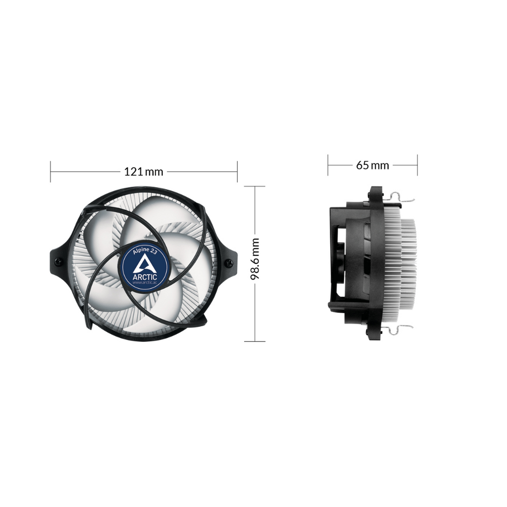 TJM Arctic Alpine 23 Compact AMD CPU Cooler