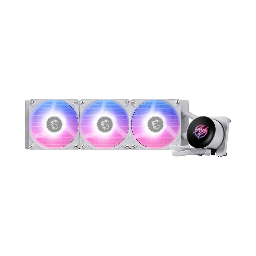 TJM MSI MPG CoreLiquid P13 360 AIO Liquid Cooler with LCD Screen - White