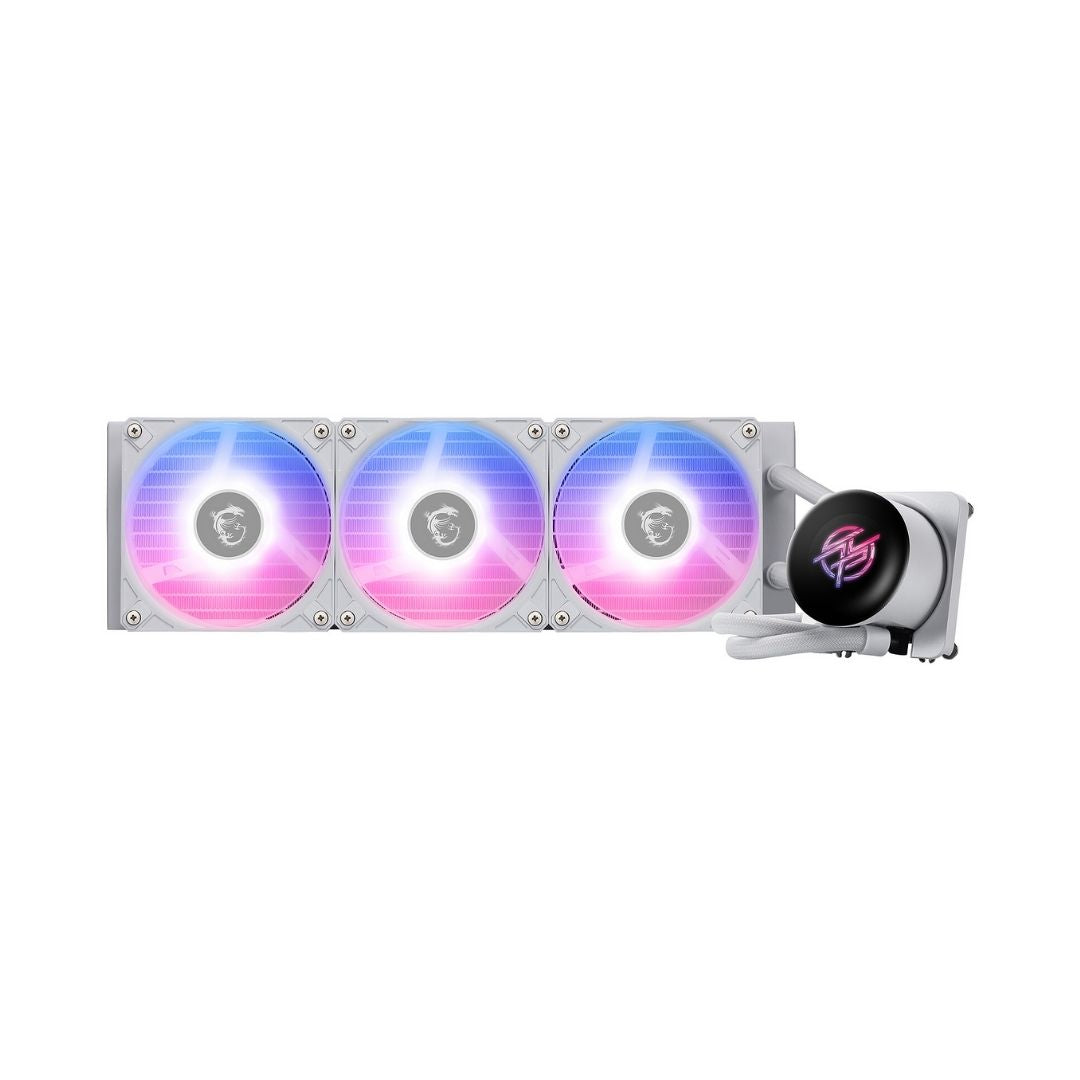 TJM MSI MPG CoreLiquid P13 360 AIO Liquid Cooler with LCD Screen - White