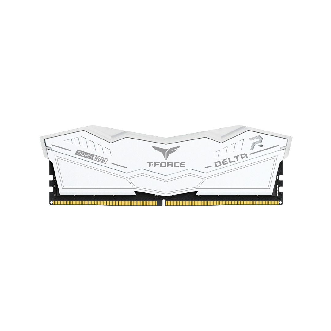 TJM TEAMGROUP T-Force Delta RGB DDR5 Ram 16GB (2x8GB) 6000MHz CL38 - White