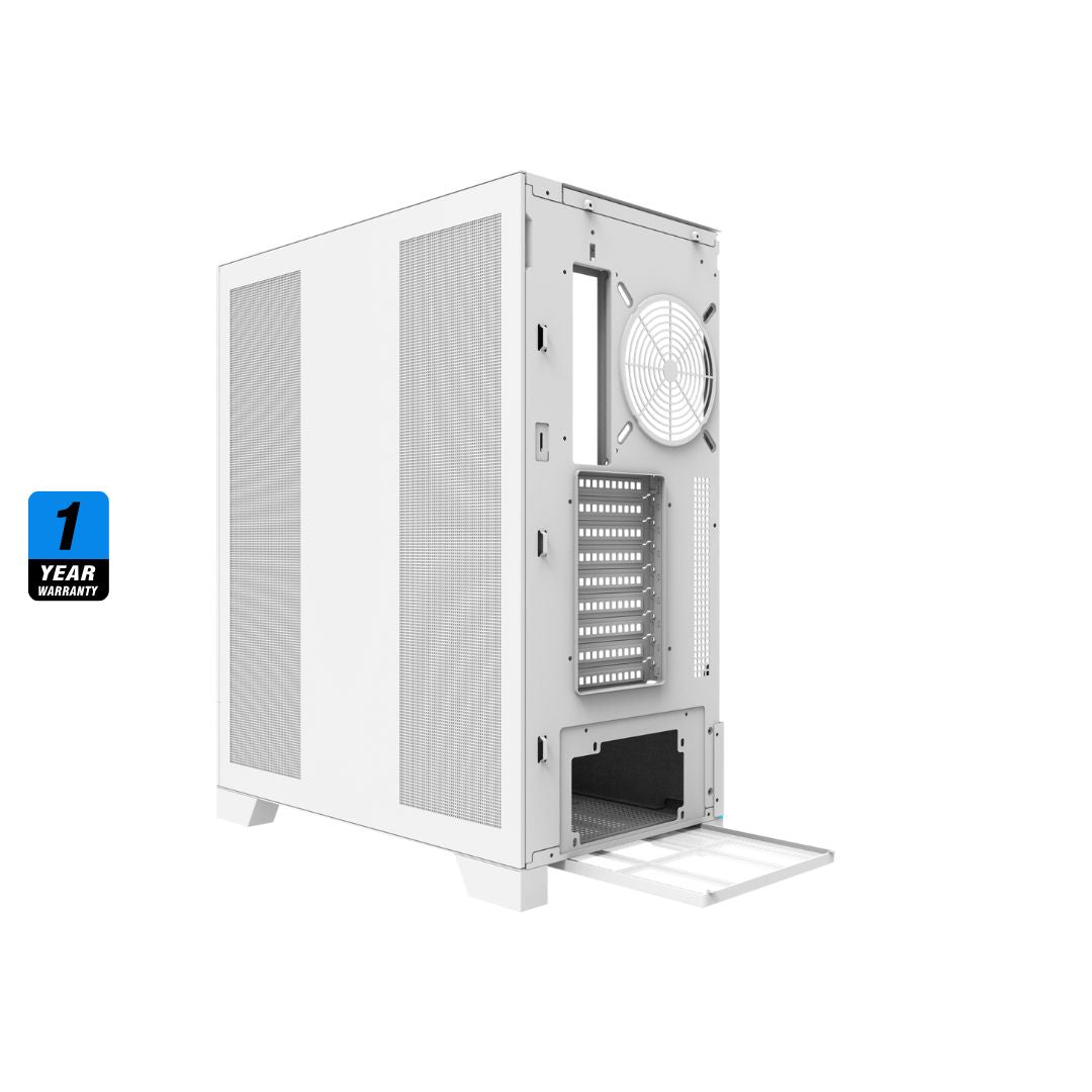 TJM DarkFlash DY450L Pro Mid Tower Case - White