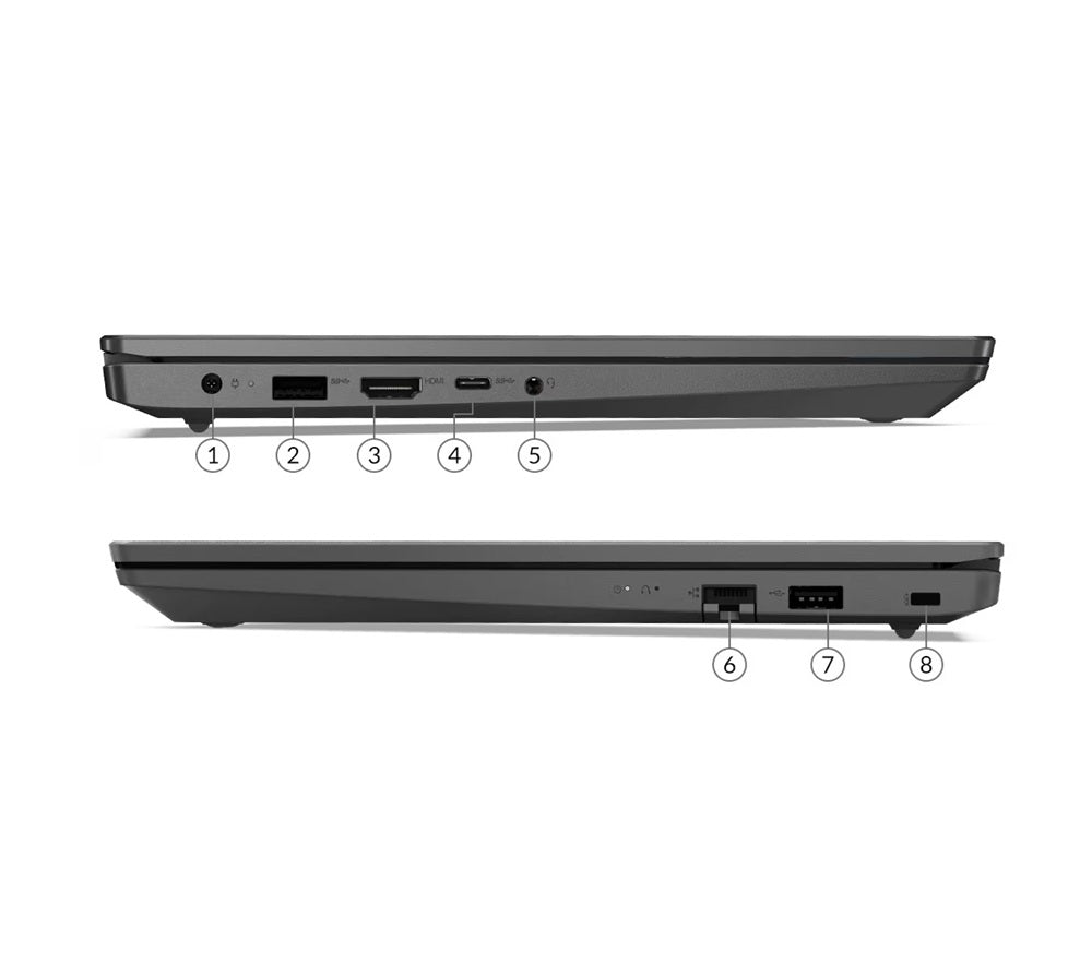 TJM Lenovo V15 G4 - (0PIN), AMD Ryzen 7-7730U, RAM 8GB, SSD 512GB, Integrated, 15.6 Inch FHD, Iron Grey